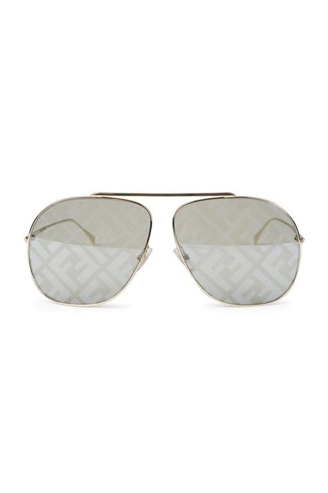 fendi white aviator sunglasses|fendi ff sunglasses.